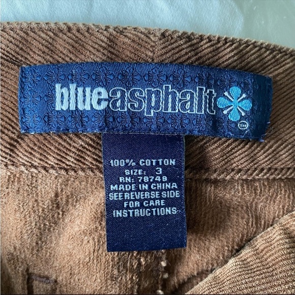 Blue Asphalt Brown Corduroy Mini Skirt - Picture 6 of 6